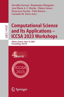 Computational Science and Its Applications - ICCSA 2023 Workshops | Taschenbuch