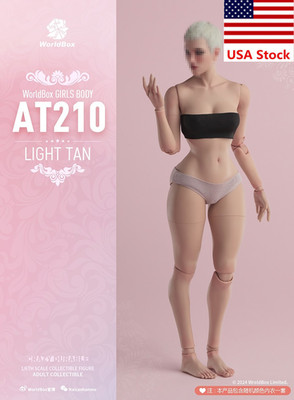 Worldbox AT210 1/6 Suntan Female Movable Flexible Bee Waist Body Model12''Figure