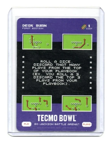 2026 - Bo Jackson Battle Arena - Tecmo Bowl - Plays - Deck Burn - #PL-3 - SSP