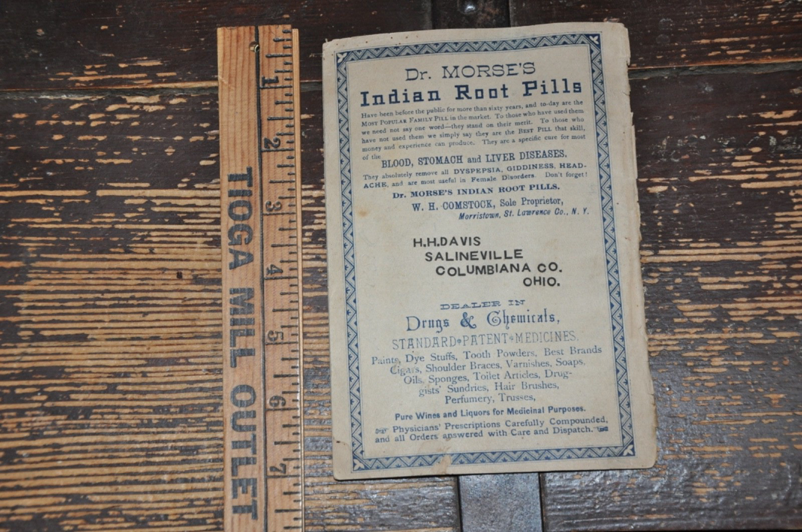 Dr. Morse's Indian Root Pill Almanac    Late 1800's to early 1900's I think