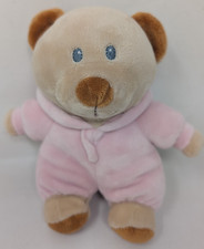 Ty Pluffies Love To Baby Rosa PJ Oso 7" Peluche Con Capucha Pijama Niña Lovey Teddy
