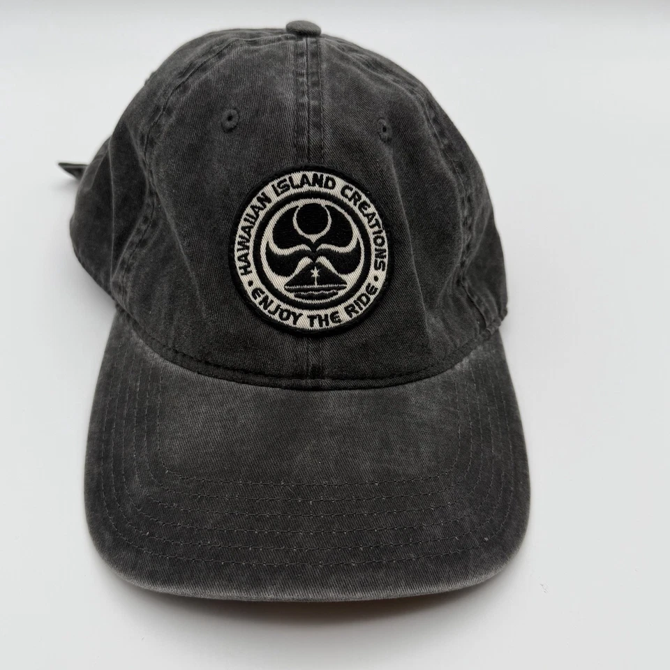 Sombrero ajustable negro HIC Hawaiian Island Creations “Enjoy The Ride” Foto 2 de 4