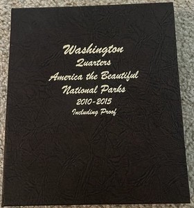 DANSCO COIN ALBUM #8146 ATB NATIONAL PARKS QUARTERS 2010-2015 W/ PROOFS