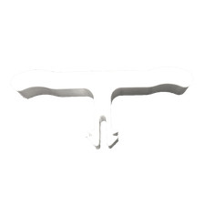 TS Trunking Pipe Clip Closers 22mm Plastic Pack of 50 Pipe Cover Trunking