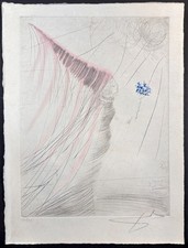 DALI Les Amours de Cassandre The Fairy Hand Sig/Numbered Etching Surrealism ART