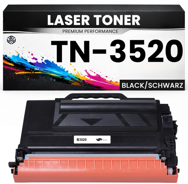 2 X Toner TN-3520 FüR Brother Kompatibel Schwarz TN3520 Premium Alternative 2000-image