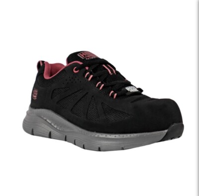 Hoss Womens Skyline Black Safety Shoes Size 8 (6835072)