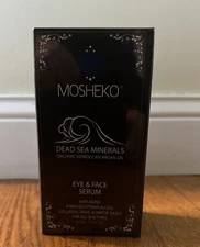 Mosheko Elevate Eye & Face Serum Dead Sea Minerals Anti-Aging NEW SEALED