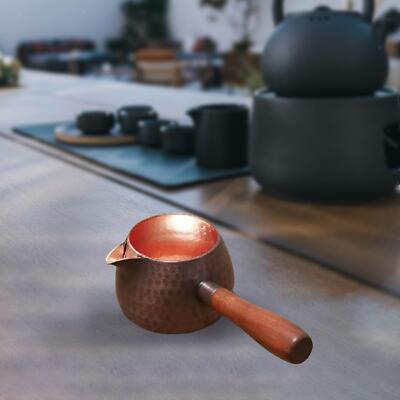 Copper Tea Pot Tea Lovers Gift with Side Handle Tea Infuser Teapot for Home