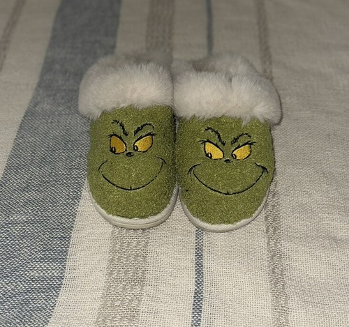 American Eagle Grinch Scuff Slipper Size Medium Grinch Womens 8 | eBay