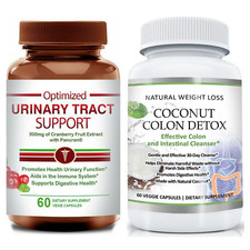 Cranberry Extract Healthy Urinary Function Supplement Coconut Colon Detox Pills