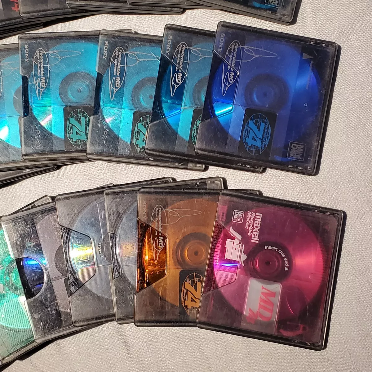 9 Different *Rare* High End Collectable 74-minute MiniDiscs