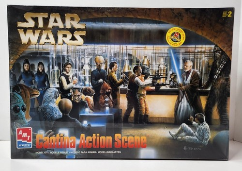 AMT-ERTL - Star Wars - Cantina Action Scene Model Kit - Level 2 - New ...