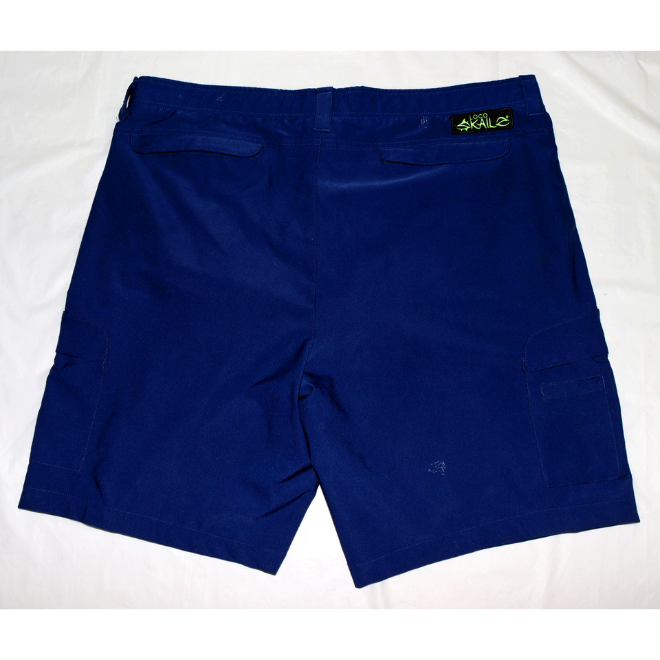 Loco Skailz Harbor Performance Men's Fishing Cargo Shorts Pool Quick