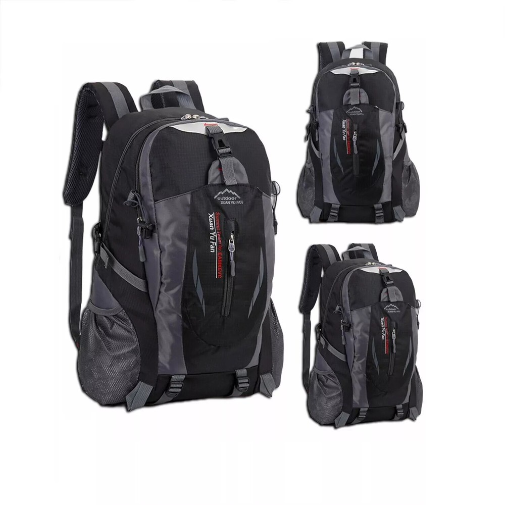 40LMen Women Travel Backpack Rucksack Camping Laptop Hiking School Book Bag Gift