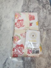 NEW Rosy Spring Organic Cotton BEESNUG  Fitted Crib Sheet  Pink Floral Print