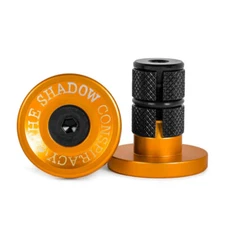 SHADOW CONSPIRACY DEADBOLT ALLOY BAR ENDS BMX BIKE SUBROSA GT CULT HARO ORANGE