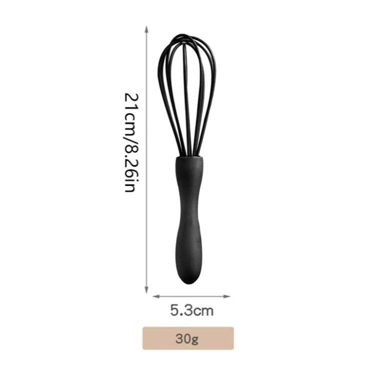 Kitchen Small Gadget Silicone Egg Beater, Whisk With Egg Mixing Tool, Egg Beater
