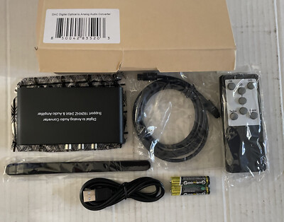 DAC Digital Optical To Analog Audio Converter
