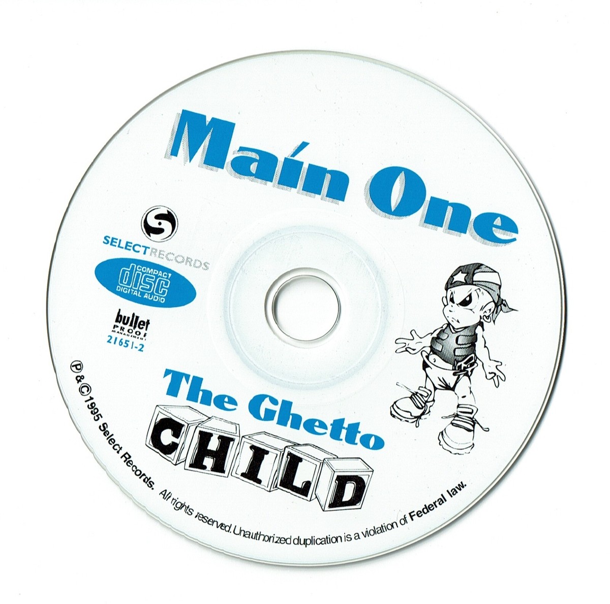 Main One ‎- Birth Of The Ghetto Child - CD © 1995 (B22