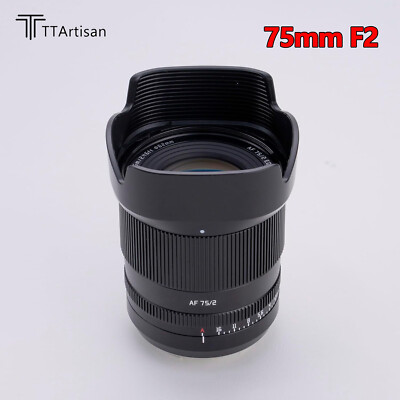 TTArtisan 75mm F2 Auto Focus Full Frame Lens for Leica L-Mount Mirrorless Camera