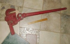 RIDGID SUPER SIX Compound Leverage WRENCH Pipe Wrench VTG USA Made