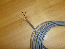 17 FT 4 Conductor 22awg Unshielded Cable Wire CM/CL2 ,NOS