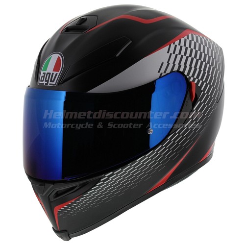AGV K5-S Thunder, Black White Red Motorcycle Helmet, Pinlock, Fast Free  Shipping | eBay
