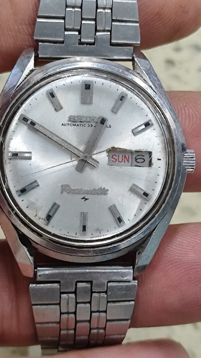 Seiko Presmatic 5106-9000 Automatic 33Jewels Date/Day Wrist Watch