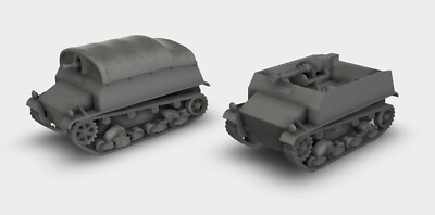 Vickers 6ton Model E 40mm SPG Medium Tank Bausatz 3D Druck 1:87 - 1:35
