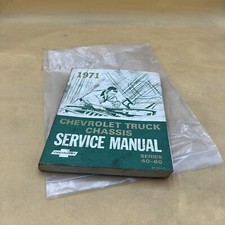 1971 CHEVROLET TRUCK CHASSIS SERVICE REPAIR S...