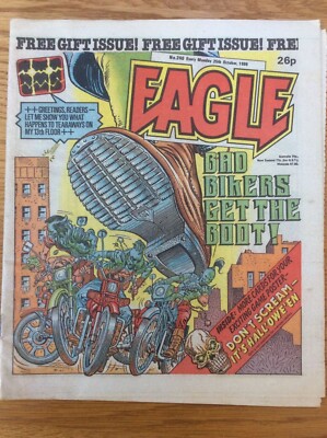Eagle #240 25/10/86 Dan Dare, Doomlord, 13th Floor, Death Wish, IPC UK comic