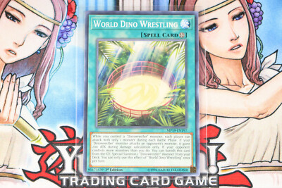 Yugioh Spell Card World Dino Wrestling MP19-EN197 1st Edition Common