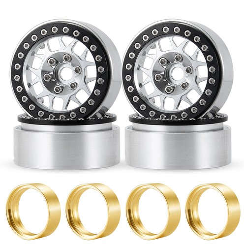 FLYXM 1.9'' Wheel Rim +Heavy Ring For 1/10 Axial SCX10 90046 RC Rock Crawler Car - Picture 13 of 40