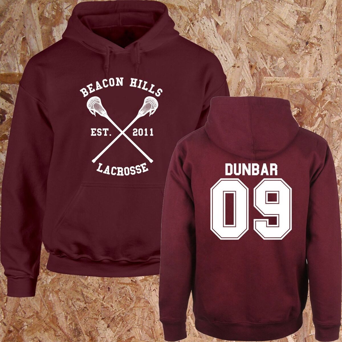 Beacon Hills Lacrosse Hoodie Teen Wolf McCall Stilinski Lahey Unisex  Sweatshirt. 