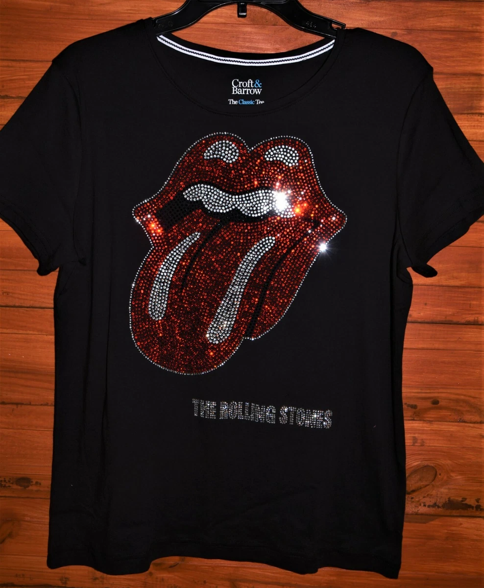 Rolling Stones rhinestone bling shirt XS S M L XL XXL 1X 2X 3X 4X