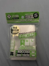 Broccoli Sleeve Protector S Clear BSP-01 Yugioh/Vanguard Oversleeves TCG