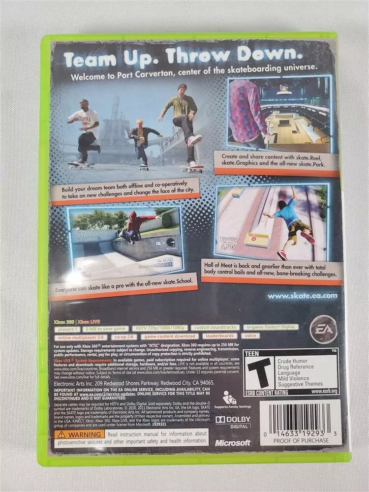 Skate 3 (seminovo) - Xbox 360