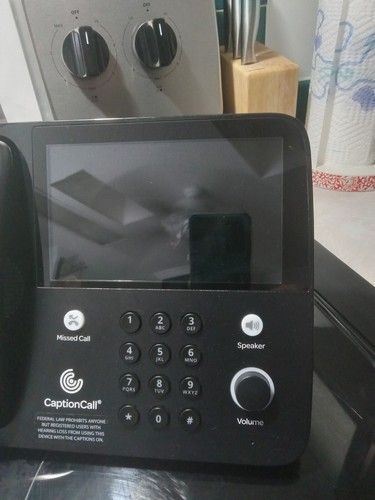 Caption Call 67Tb Telephone Home Phone Touchscreen Hearing Impaired with Manual - Zdjęcie 7 z 16