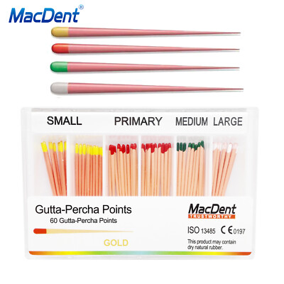 MacDent Dental Endodontic Obturation Gutta Percha Absorbent Paper Points 