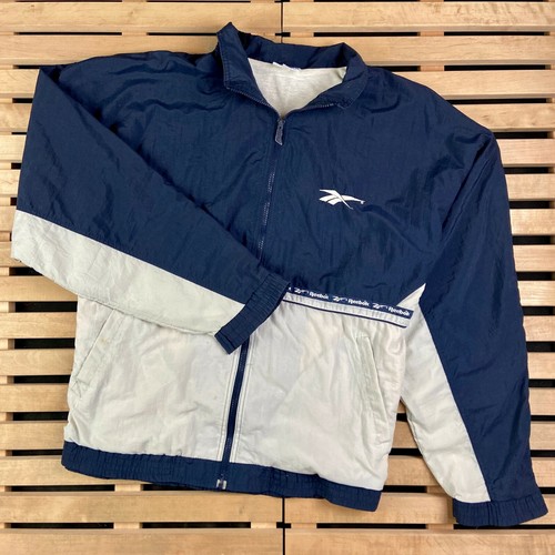 Mens Bomber Jacket Reebok Vintage Size 