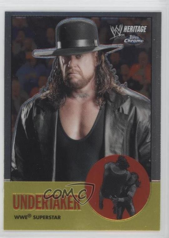 2007 Topps Heritage WWE Chrome Heritage II Undertaker #48 0a17