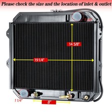 Forklift Radiator for MCFA CAT MITSUBISHI Forklift FD/FG30-35K FC MC 91601-14200