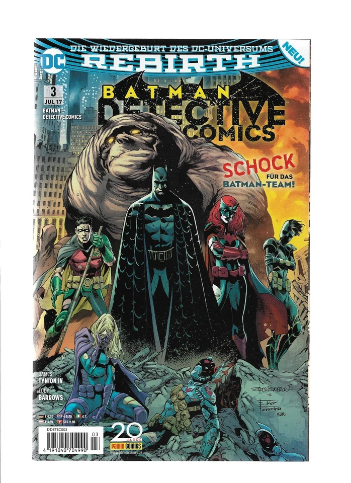 DC - Batman Detective Comics Rebirth Nr. 3 von 2017 - Panini Verlag deutsch - Bild 1 von 1