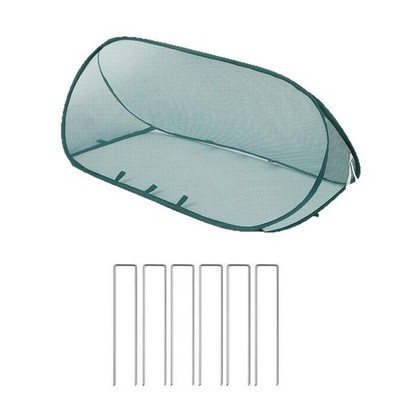 Pop-Up Gartenzelt für Pflanzenschutz feinmaschig 39,37x15,74x15,74 Zoll