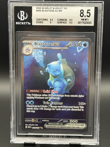 Blastoise ex graded BGS 8.5 for sale on eBay