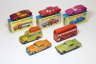 Matchbox Lesney Superfast Boxed/Unboxed x7 MB46 Mercedes, MB31 Lincoln, MB74 Bus