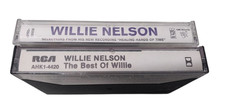Cassette Lot x 2 - WILLIE NELSON: Best of / Healing Hands of Time - Crazy 