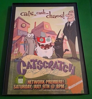 チャッカーズ ONE MAN SHOW ポスター 2018 Catscratch New Nickelodeon Nicktoon Framed Print Ad 2005 8.5x11 | eBay
