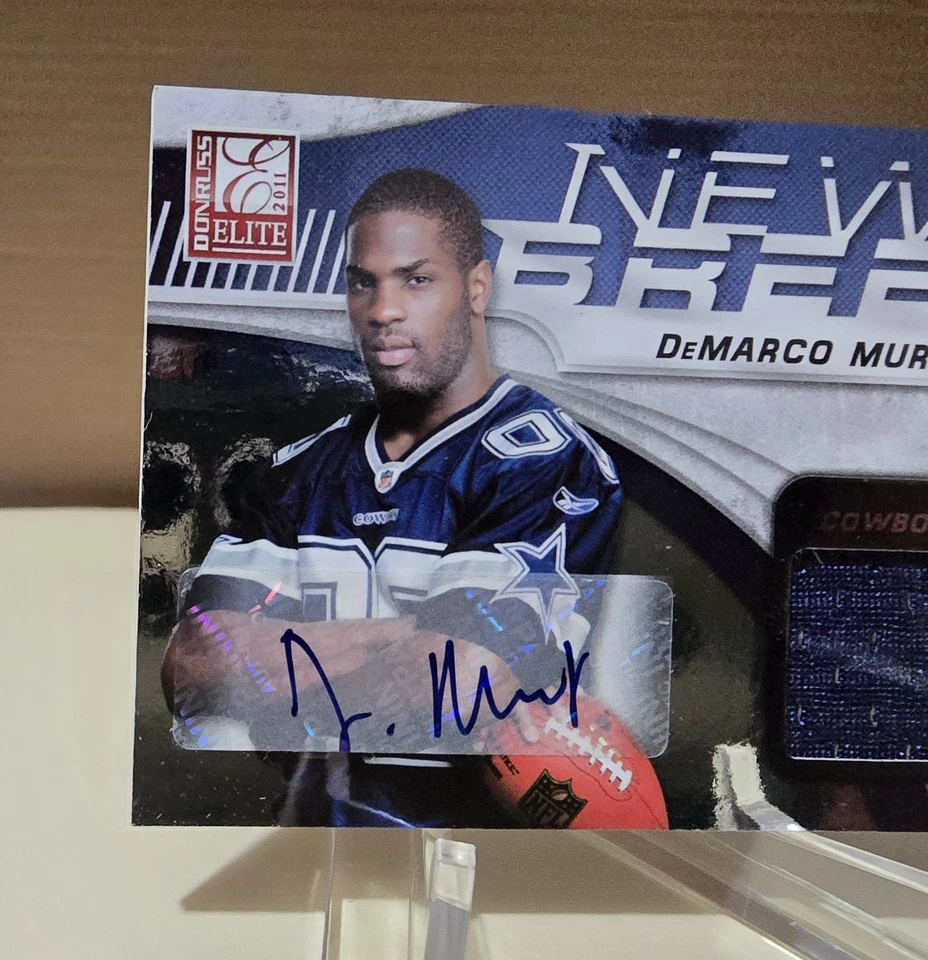2011 Donruss Elite DEMARCO MURRAY *NEW BREED ROOKIE RPA PATCH AUTO* /25 - Image 3 of 4